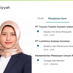 Sosok Aisyah Zakkiyah yang diisukan keponakan Menteri PU Dody Hanggodo (Istimewa)