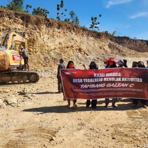 Aksi Protes Warga CV Selo Makmur (Dok: Istimewa)
