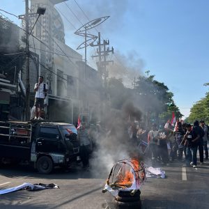 JAKDI Demo depan Kejati Jatim (Dok: Istimewa)