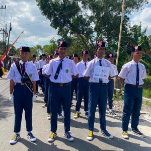 Dokumentasi Peserta gerak jalan kecamatan Tragah Kabupaten Bangkalan Nomor Punggu 110 (Dok: Istimewa)