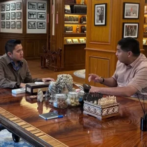 pertemuan antara Teddy Indra Wijaya dan Maruarar Sirait (Dok : Istimewa)