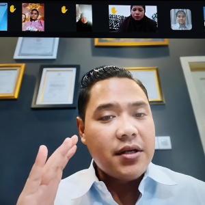 Ss Vidio Zoom viral Disdik Kalteng (Dok: Istimewa)