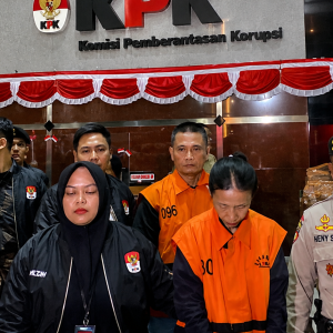 Tiga tersangka digitalisasi Spbu (Dok: Istimewa)